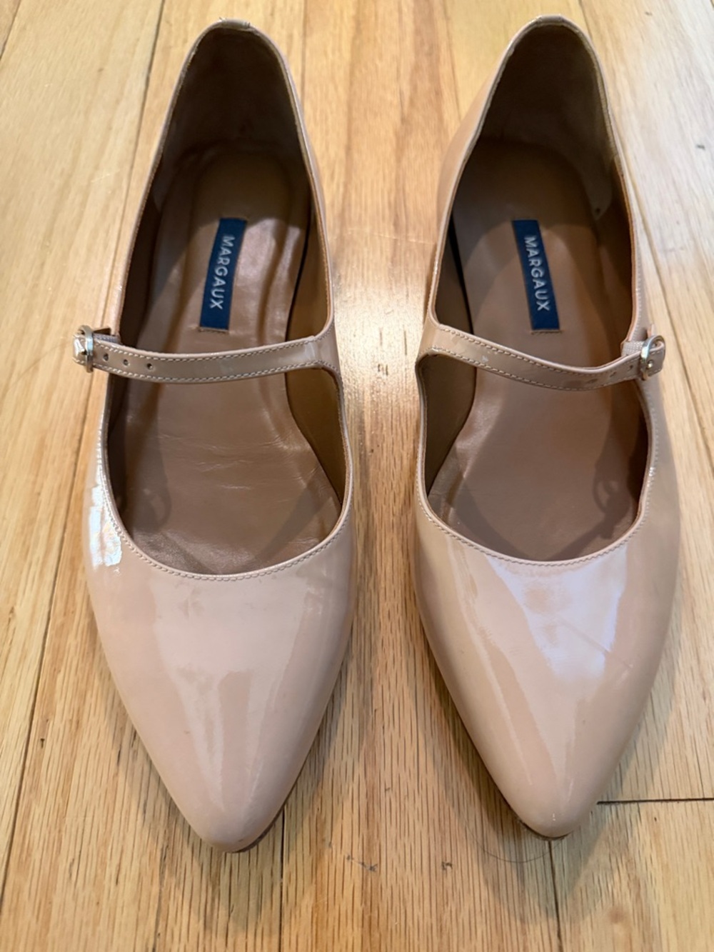 Margaux Blush Patent Mary Jane Flats
